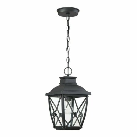 DESIGNERS FOUNTAIN Belmont 1 Light Outdoor Hanging Lantern 34834-BK